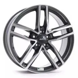 Jante aliaj ALUTEC IKENU GRAPHITE FRONT POLISHED CB70.1 8X18 5X114.3 ET45 Noutate