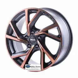 Cumpără online Jante aliaj MAK KASSEL BLACK & BRONZE CB57.1 7.5X17 5X112 ET40