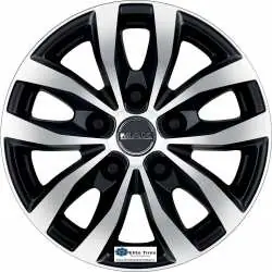 Calitate înaltă Jante aliaj MAK LOAD 5 3 BLACK MIRROR CB65.1 7X17 5X160 ET55