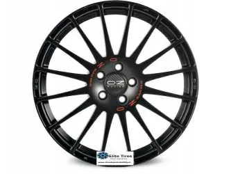 Calitate înaltă Jante aliaj OZ SUPERTURISMO GT MATT BLACK RED LETTERING 7X17 4X100 ET44