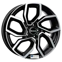 Cel mai bun preț Jante aliaj MAK APOLLO BLACK MIRROR CB65.1 7.5X18 5X110 ET30