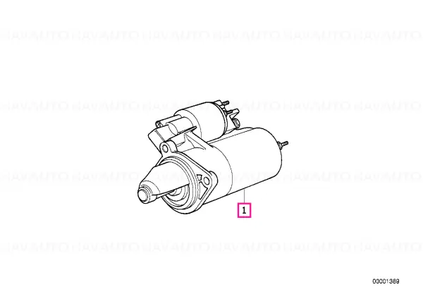 Popular Exchange starter motor 0,85KW - BMW