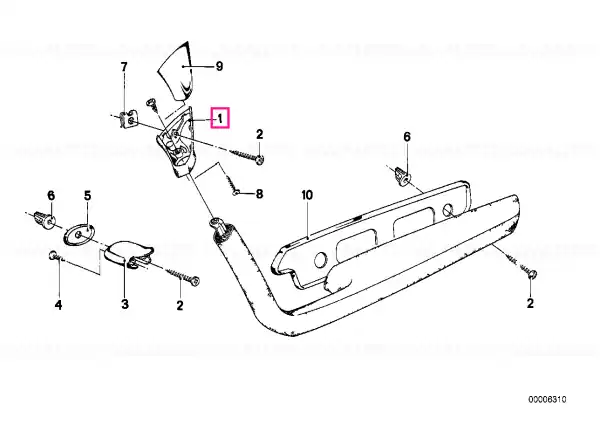 Armrest upper part front right MOCCA - BMW Cumpără acum