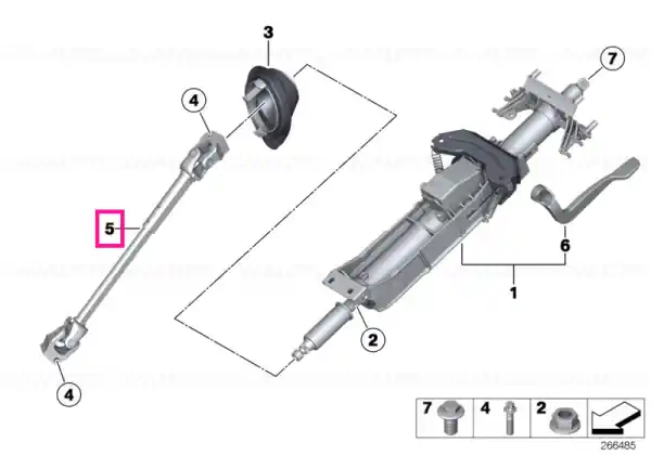 Ultima șansă Steering shaft - BMW