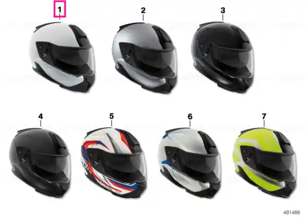 Helmet 7 carbon light white 64/65 ECE - BMW Motorrad Ofertă exclusivă