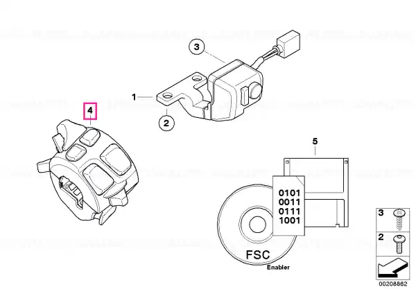 Combination switch left - BMW Motorrad Promoție