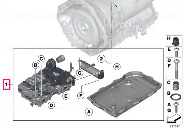 Reducere extra Exchange repair kit for mechatronics - BMW