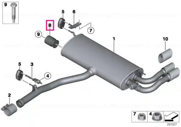 Preț redus Vibration absorber 24 HZ - BMW