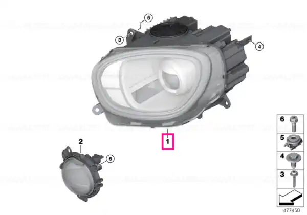 Headlight left - BMW - Mini Preferatul clienților