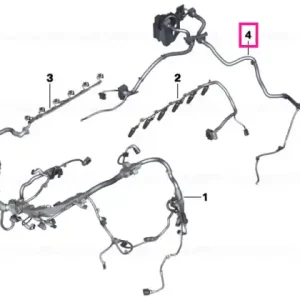 wiring harness, engine trans. module - BMW Expediere rapidă