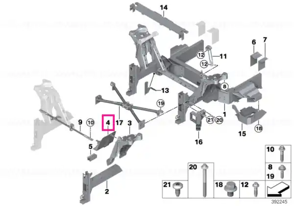 Promoție Element reparare arip roată față stânga - BMW