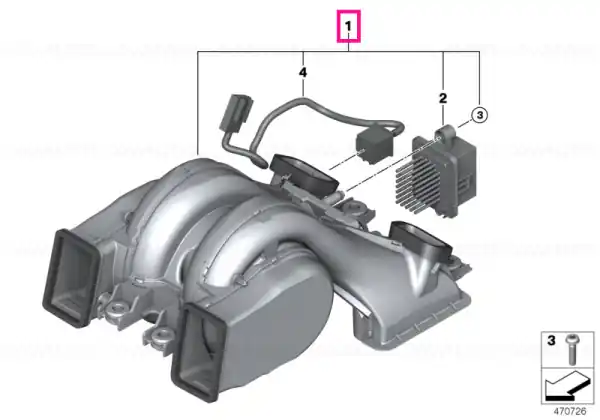 Blower rear - BMW Preț redus
