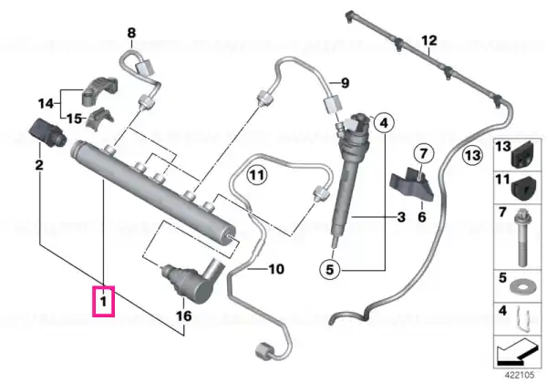 Plată sigură Pressure accumulator - BMW - Mini