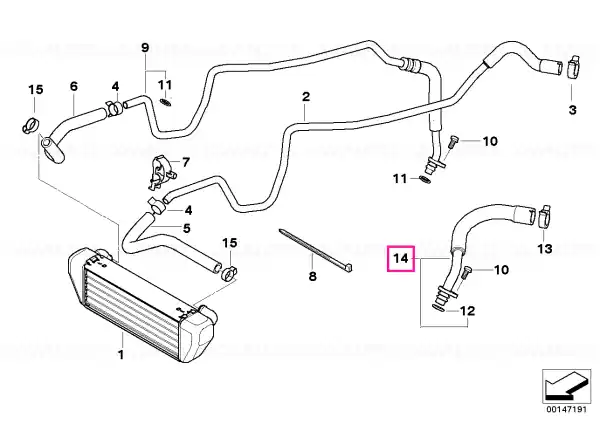 Oil pipe - BMW Motorrad Popular