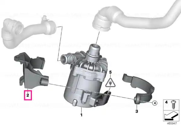 Holder, coolant pump, electric - BMW Reducere extra