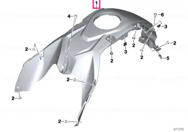 Capac rezervor mijloc FINE GRAIN - BMW Motorrad Reduceri