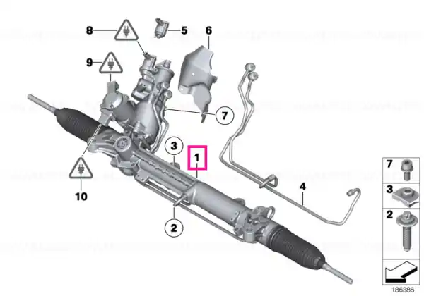 Preferatul clienților Schimbător direcție hidraulic activ - BMW