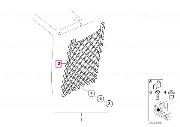 Luggage net - BMW Motorrad Disponibil imediat