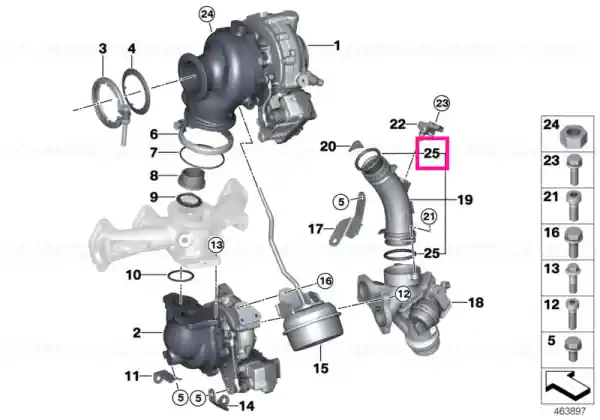 Discount O-ring 32X2,5 - BMW