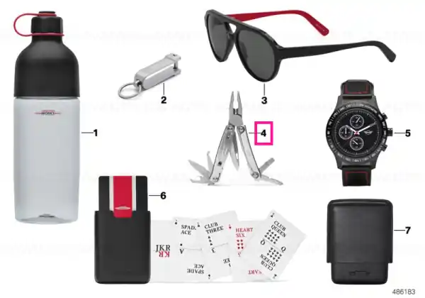 Lichidare de stoc MINI JCW Multi-Tool BLACK - BMW - Mini