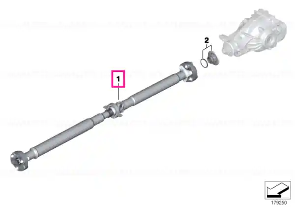 Drive shaft automatic transmission L=1620MM - BMW Ofertă