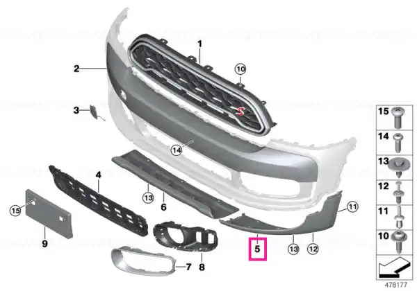 Spoiler left ALL4 - BMW - Mini Ofertă limitată