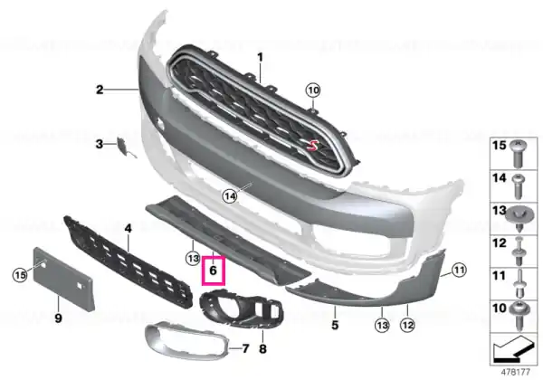 Spoiler centre ALL4 - BMW - Mini Ofertă exclusivă