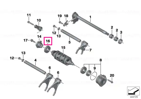 Ofertă limitată Ball bearing 17X35X8 - BMW Motorrad