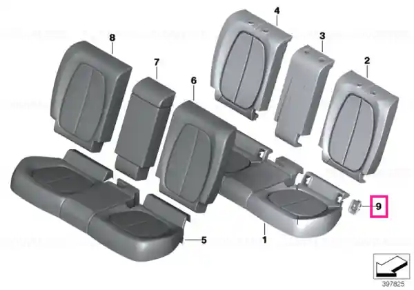 Capac isofix SCHWARZ - BMW Reducere extra