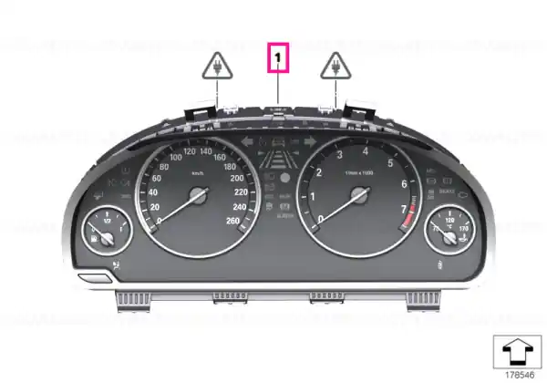 Expediere rapidă Instrument cluster MPH - BMW