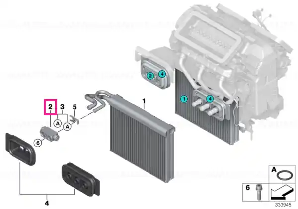 Expansion valve - BMW Ofertă