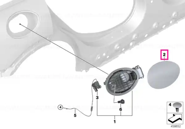 Cumpără acum Fill-in flap, primed - BMW - Mini