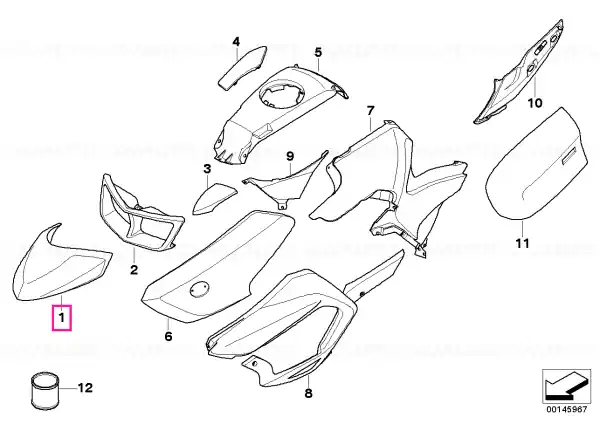 Front mudguard - BMW Motorrad Cumpără acum