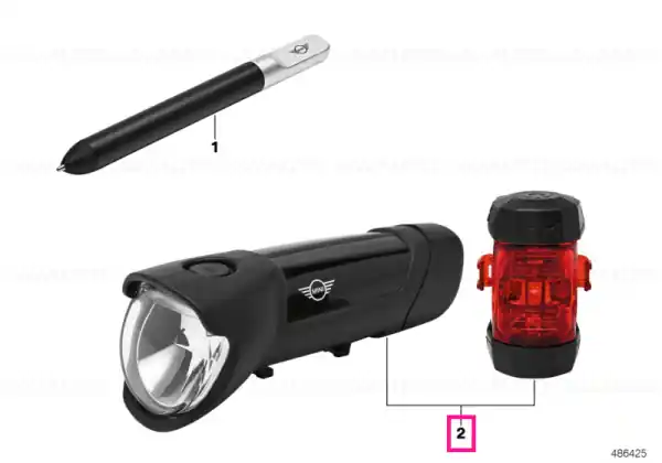 Ultima șansă MINI bike light BLACK - BMW - Mini