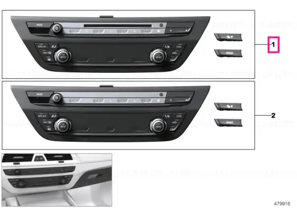 Reduceri Kit reparatie panou control radio si A/C - BMW