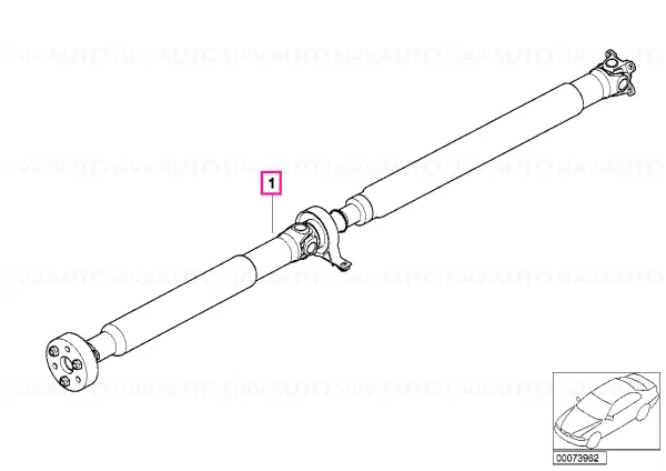 Preț mic Drive shaft automatic transmission L=1418MM - BMW