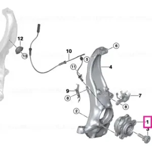 Wheel hub with bearing - BMW Ofertă de sezon