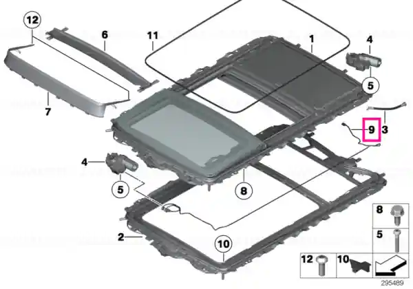 Expediere rapidă Roof wiring harness - BMW