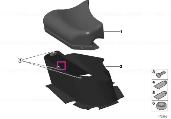 Reducere specială Unitate ventilare jos DRIVER COOLING - BMW