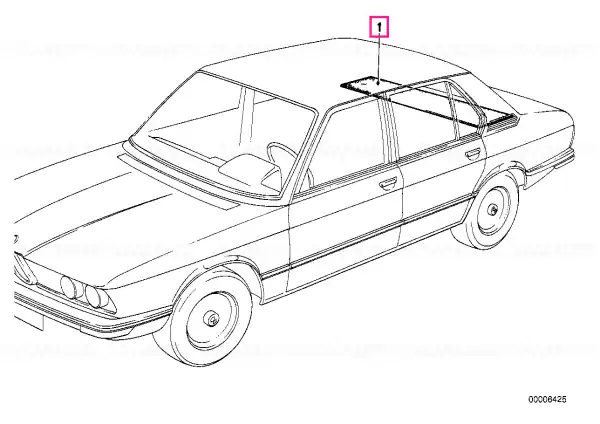 Discount Rear window shelf FARNGRUEN - BMW