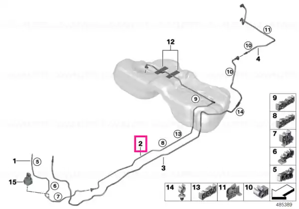 Fuel feed line - BMW Cumpără online