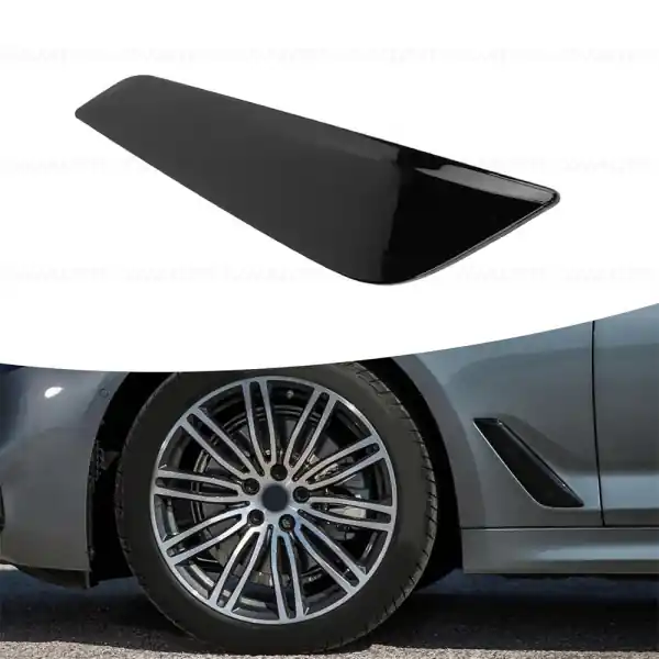 Reduceri Ornament priza aer aripa fata, stanga, negru lucios - BMW Seria 5 G30 G31 G38