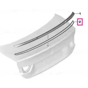 Adhesive tape rear spoiler CS - BMW Retur gratuit