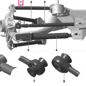 Wishbone, rear SPEC 2016 - BMW Plată securizată