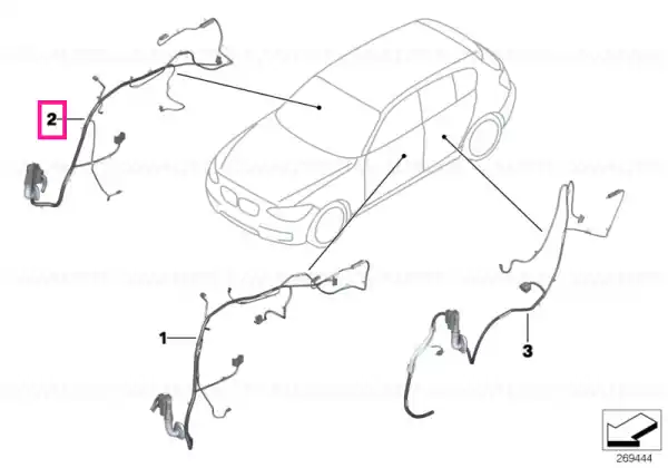Wiring co-drivers side - BMW Lichidare de stoc