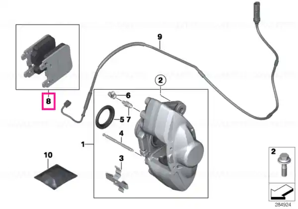 Kit placute franare spate SPEC 2016 - BMW Retur gratuit