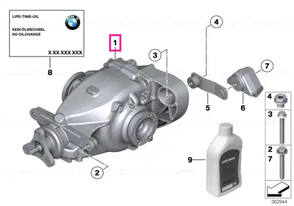 Ofertă exclusivă Rear-axle-drive I=2,93 - BMW