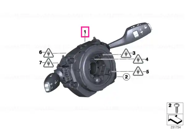 Reducere specială Unitate comutator coloana directie - BMW