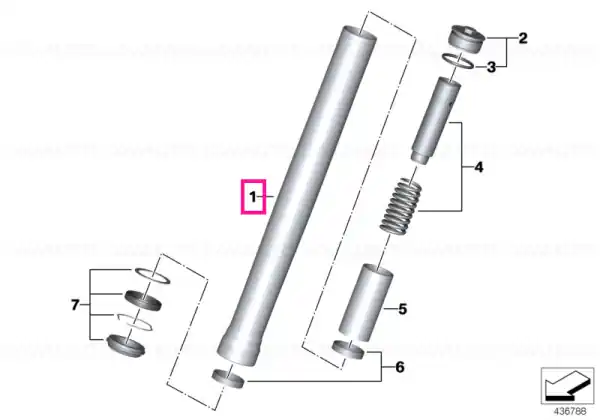 Stanchion - BMW Motorrad Discount