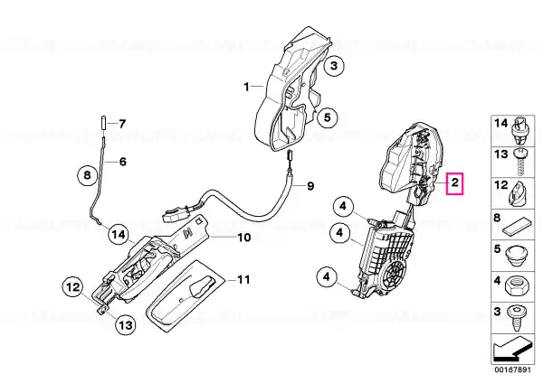 System latch, right SCA - BMW Ultima șansă